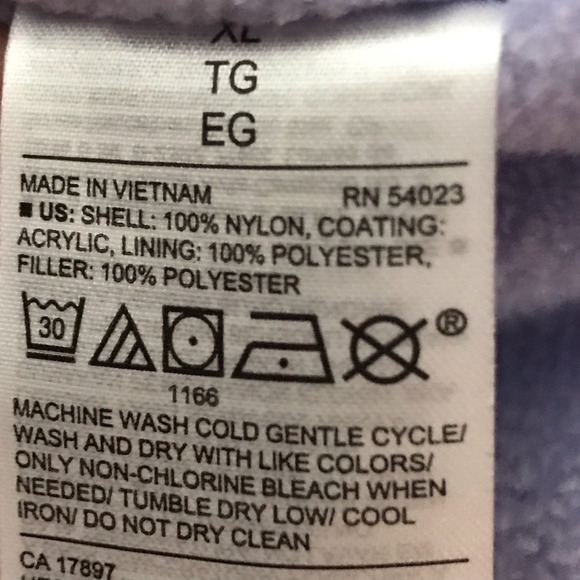 Old Navy Womens Puffer Vest Purple Zipper Up Pockets Mock Neck Fleece Lined XL - Picture 4 of 4